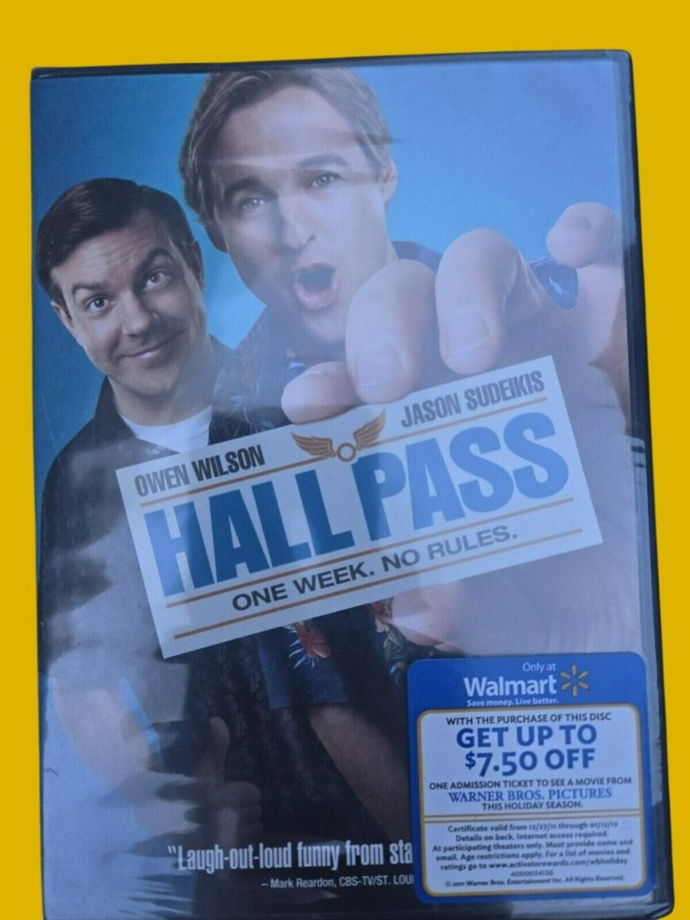 Hall Pass DVD Comedy Movie Owen Wilson Jason Sudeikis R Rated Farrelly Brothers